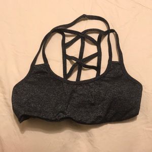GRAY GORGEOUS SPORTS BRA